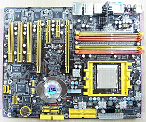 DFI nF4 SLI-DR Expert Pictured