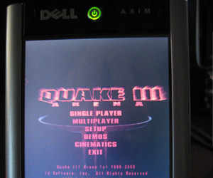 PDA Quake III with PowerVR