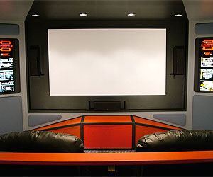 An enterprising (groan) Star Trek home theatre mod