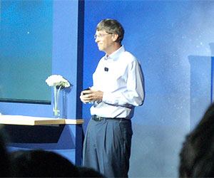Gates keynote showcases Vista