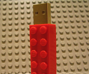 Lego USB pendrive mod