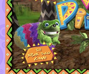 Microsoft's Viva Pinata - bright, colourful and full of Fudgehogs.