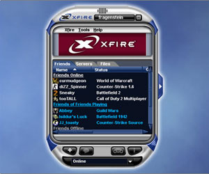 XFire has some great functionality for staying in touch.