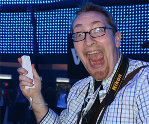 How excited am I to be playing Wii?  Quite.