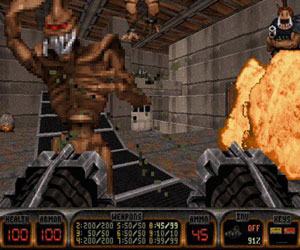 Keep on with Duke3D, you've still got a wait.