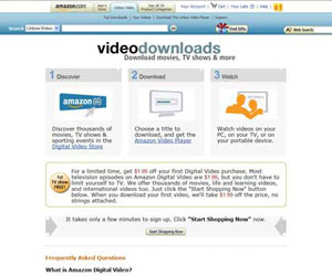 Amazon launching movie and TV download service