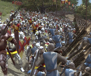 Medieval 2 screenshots really demonstrate how many troops on screen there will be.