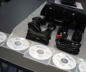 Playstation 3 unboxed whilst Sony screams: "Sour Grapes!"
