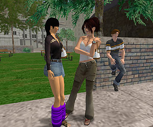 Second Life contains virtual locations, avatars and now, Reuters.