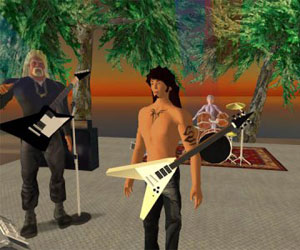 Will Second Life take over our real lives? With rock stars like this guy the answer has got to be "probably".