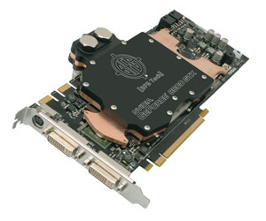 BFG Tech's GeForce 8800 GTX WC - comes complete with countless wet dreams.