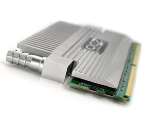 OCZ unveils PC2-9200 FlexXLC hybrid-cooled memory