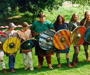 Vikings are notoriously smelly and scary. These guys aren't real vikings, they just dress up and pretend.