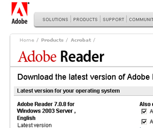 Acrobat and IE flaw