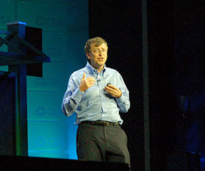 Bill Gates delivered the 2007 CES keynote and talked about Vista and Xbox 360.