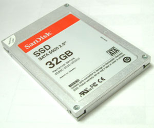 Sandisk shows off 2.5'' 32GB SSD
