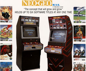 The Neo Geo was a popular arcade platform as well as a home console.