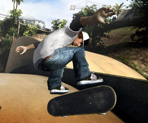 EA's upcoming Skate is one of the games involved in Microsoft's new in-game advertising deal.