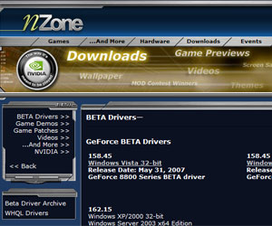 Nvidia pulls 162.15 driver from nZone
