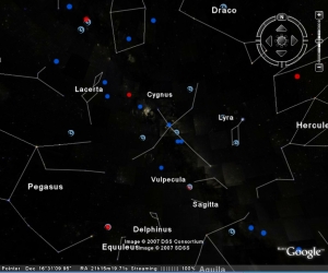 Google Earth gazes toward the sky