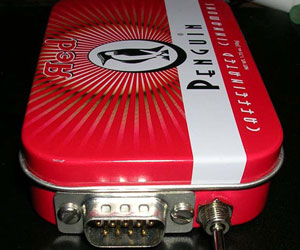The finished system runs a battery-powered Rogue-like RPG game and cost only $21.50