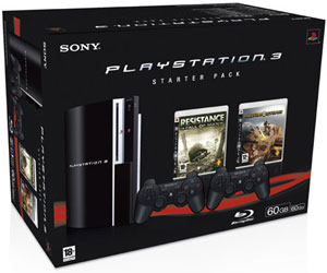 The PlayStation 3 Starter Bundle has more than doubled sales of the PS3 for some stores. 