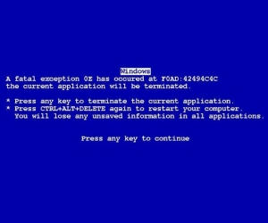 The classic BSOD strikes out at OS X users.