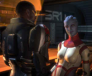 Mass Effect has now been banned in Singapore because of this little blue babe...