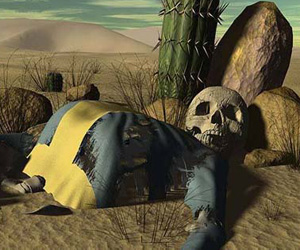 Fallout 2 had a similar mechanic to Modern Prometheus and offset the rewards of graverobbing with social penalties.