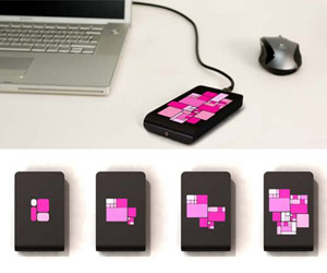 The IVY external drive shows you exactly what's inside.