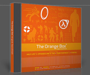 The Orange Box Original Soundtrack is now on sale, featuring music from Episode One, Two, Portal and TF2.