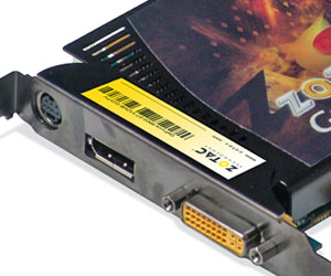 Zotac unveils first graphics card with DisplayPort