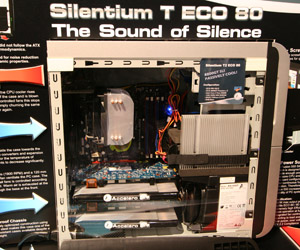 The case looks a little cramped - but it's incredibly silent and well ventilated.