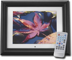 The Insignia 10.4" digital photo frame, known to have been sold with an infectious Trojan.