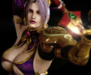 ...and Star Wars too! Soul Calibur IV will feature Darth Vader and Yoda as secret characters. 