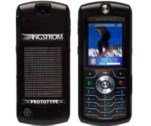 The modified handsets use a hydrogen fuel cell to offer twice the talktime over a standard battery.