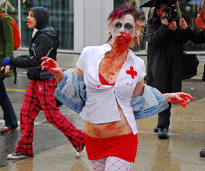 Zombies - as copyrighted by George A. Romero and The MKR Group, apparently. 