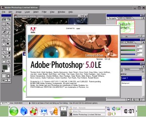 The funding should get the latest Photoshop release, CS3, working as well as its previous incarnations.