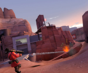 Valve says that Badlands is a map focusing on vertical styles of combat. Hmm.