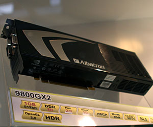 The Nvidia GeForce 9800 GX2 - due to arrive on the 18th of March.