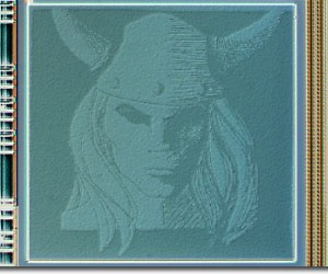 This image of Thor was taken by Molecular Expressions from a Hewlett-Packard graphics chip.