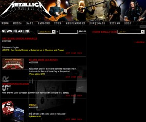 Metallica is hoping that a move to digital distribution will keep them afloat following the end of their contract with Warner Music Group.