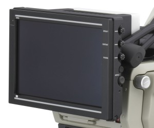 The HDVF-EL100 viewfinder marks Sony's first professional-level product to use OLED technology.