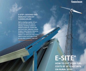 The E-site technology revolves around intelligent software which learns the vagaries of its local environment.
