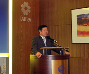 Walter Yeh spoke about the importance of Computex and the divergence of venues that's taking place for the first time this year.