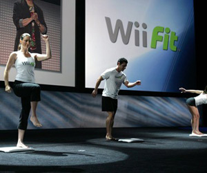 Wii Fit - fighting for your rights to play video games, drink soft drinks and never leave the house. 