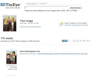 Image-based search with TinEye