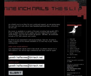 The latest Nine Inch Nails release is freely available to anyone with an e-mail address and a media player.