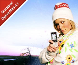 Opera Mini 4.1 introduces some nice new features to the free Java-based browser - but blondes aren't amongst them.