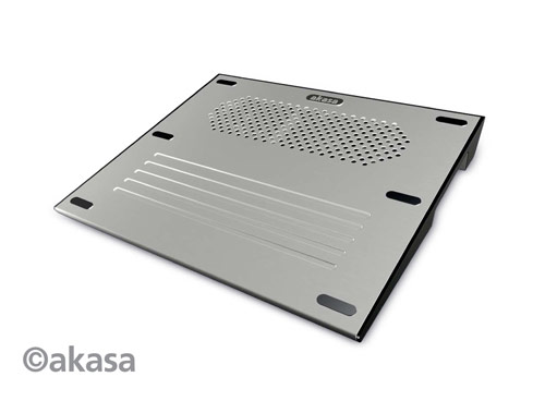 AKASA LIBRA - Lightweight notebook cooler with aluminium top plate